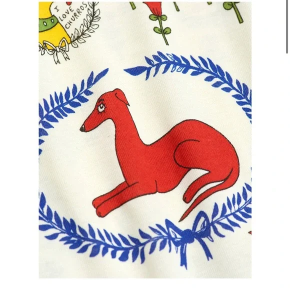 Mini Rodini organic “Save the Galgo" top - Picture 3 of 10